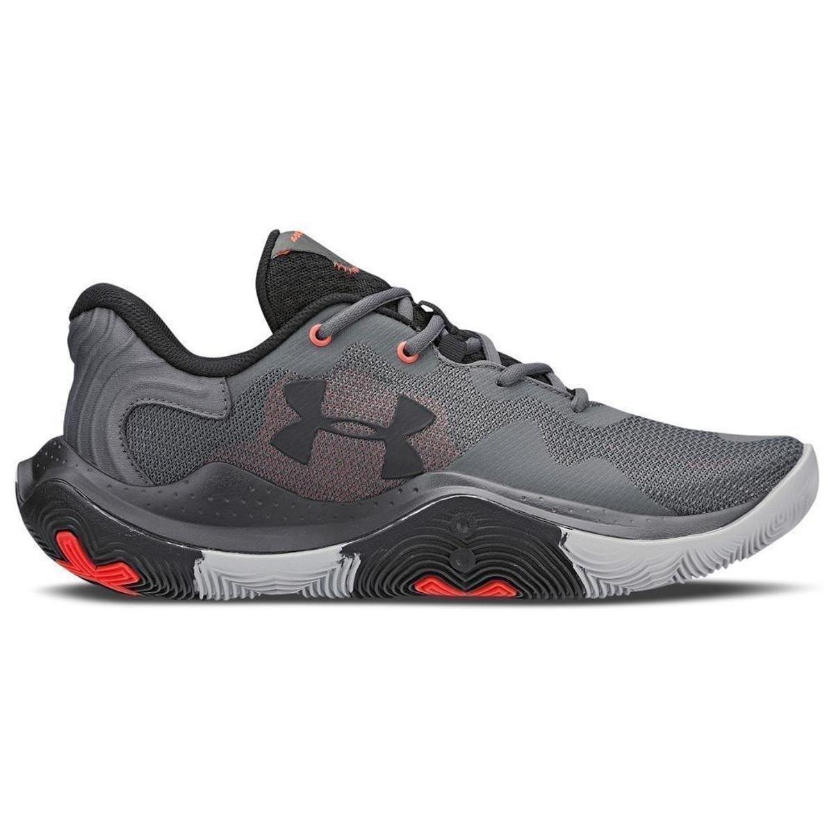 Tênis Under Armour Basquete Buzzer Cinza Menor preço em Tênis Under Armour Basquete Buzzer Cinza