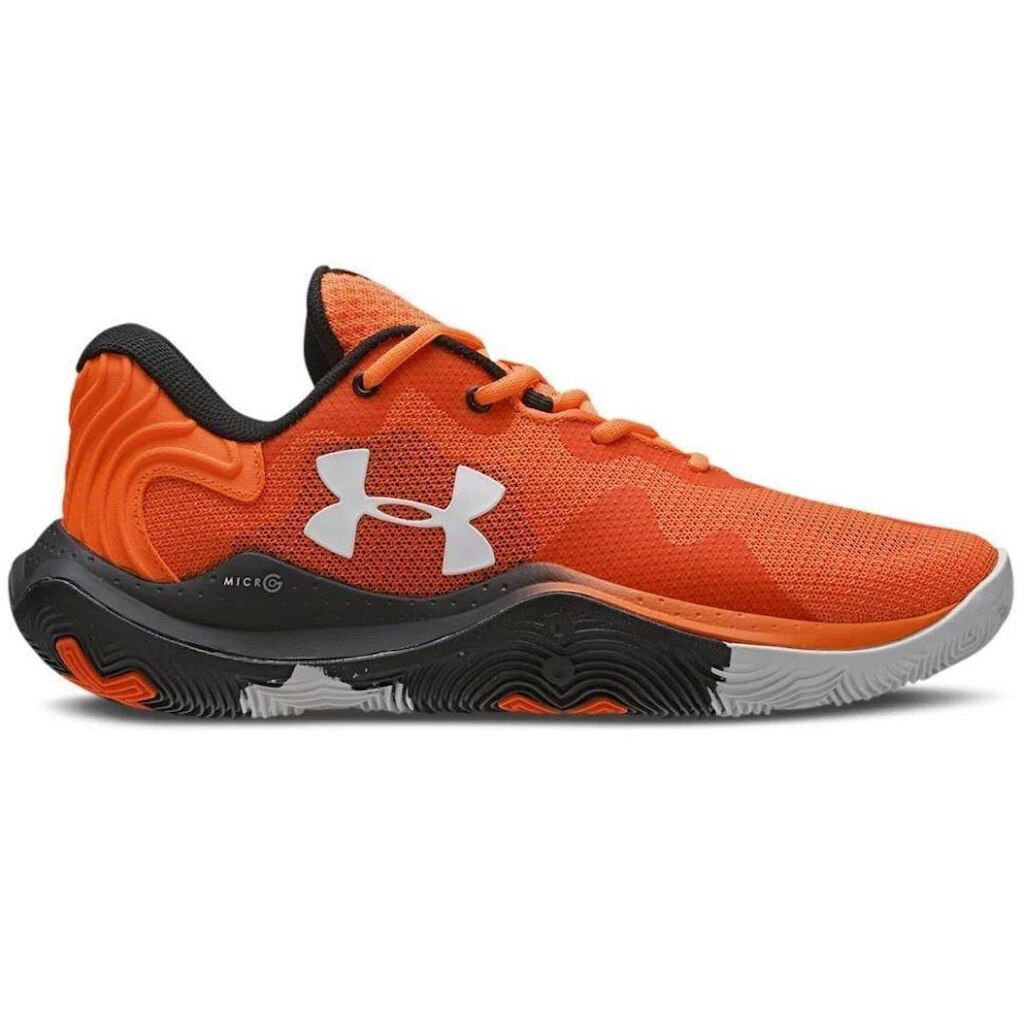 Tênis Under Armour Buzzer Masculino-48 Laranja