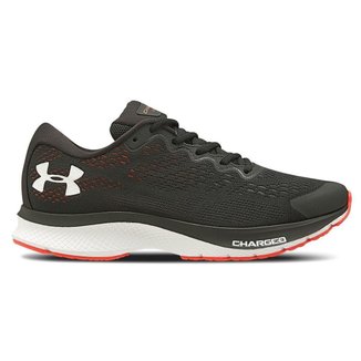 Tênis Under Armour Charged Bandit 6 Masculino - Preto e Vermelho