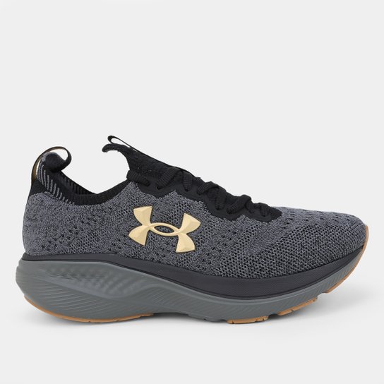 Tênis Under Armour Ch.Slight 2 - Preto+Cinza Menor preço em Tênis Under Armour Ch.Slight 2 - Preto+Cinza
