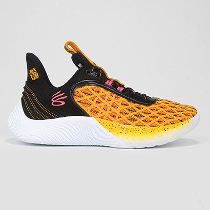 Tênis Under Armour Curry 9 Masculino - Preto+Amarelo | Netshoes