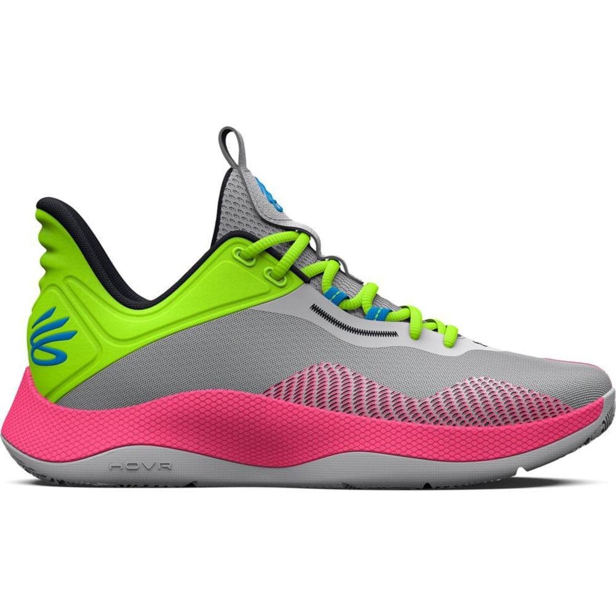 Tênis Under Armour Curry Hovr Splash 2 Masculino - Cinza+Verde