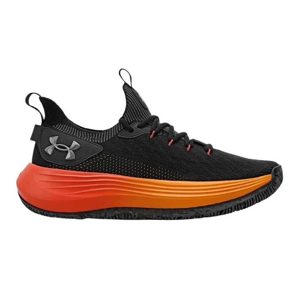 Tênis Under Armour Hooper Basquete Preto e Laranja - Masculino 38
