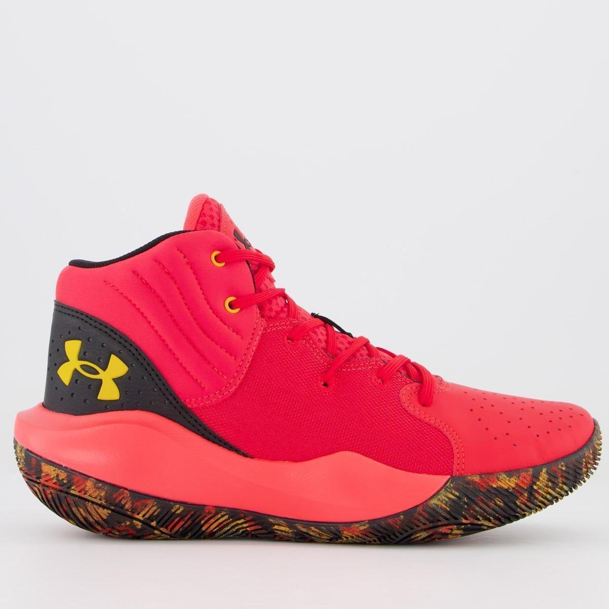 Tênis Under Armour Jet '21 Vermelho Menor preço em Tênis Under Armour Jet '21 Vermelho