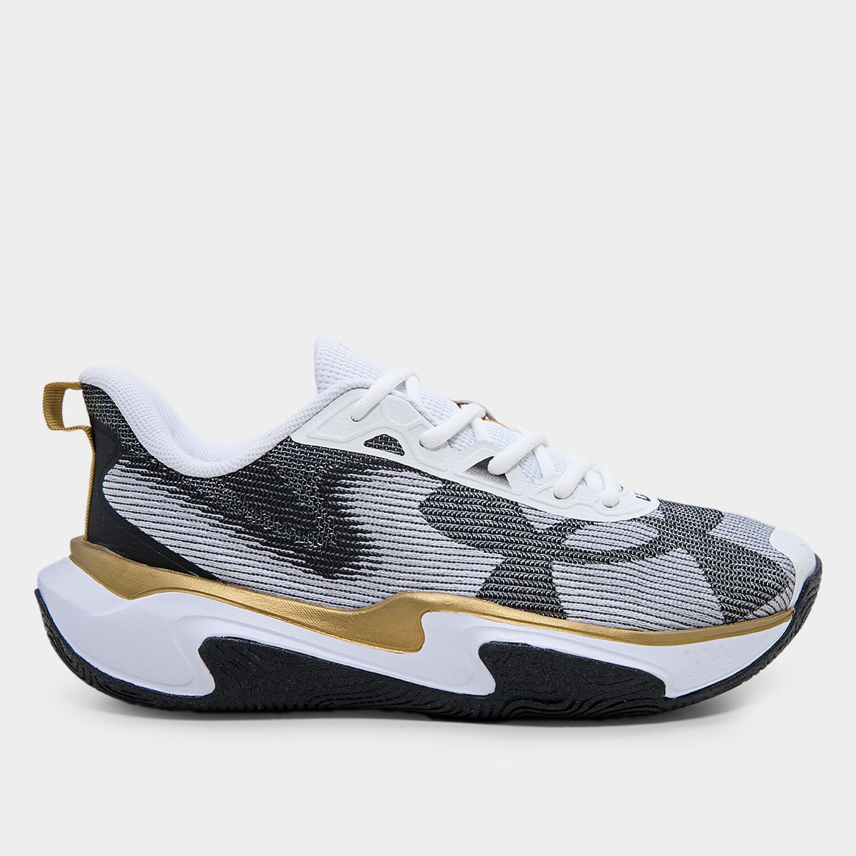 Tenis Under Armour Layup Masculino Branco Preto