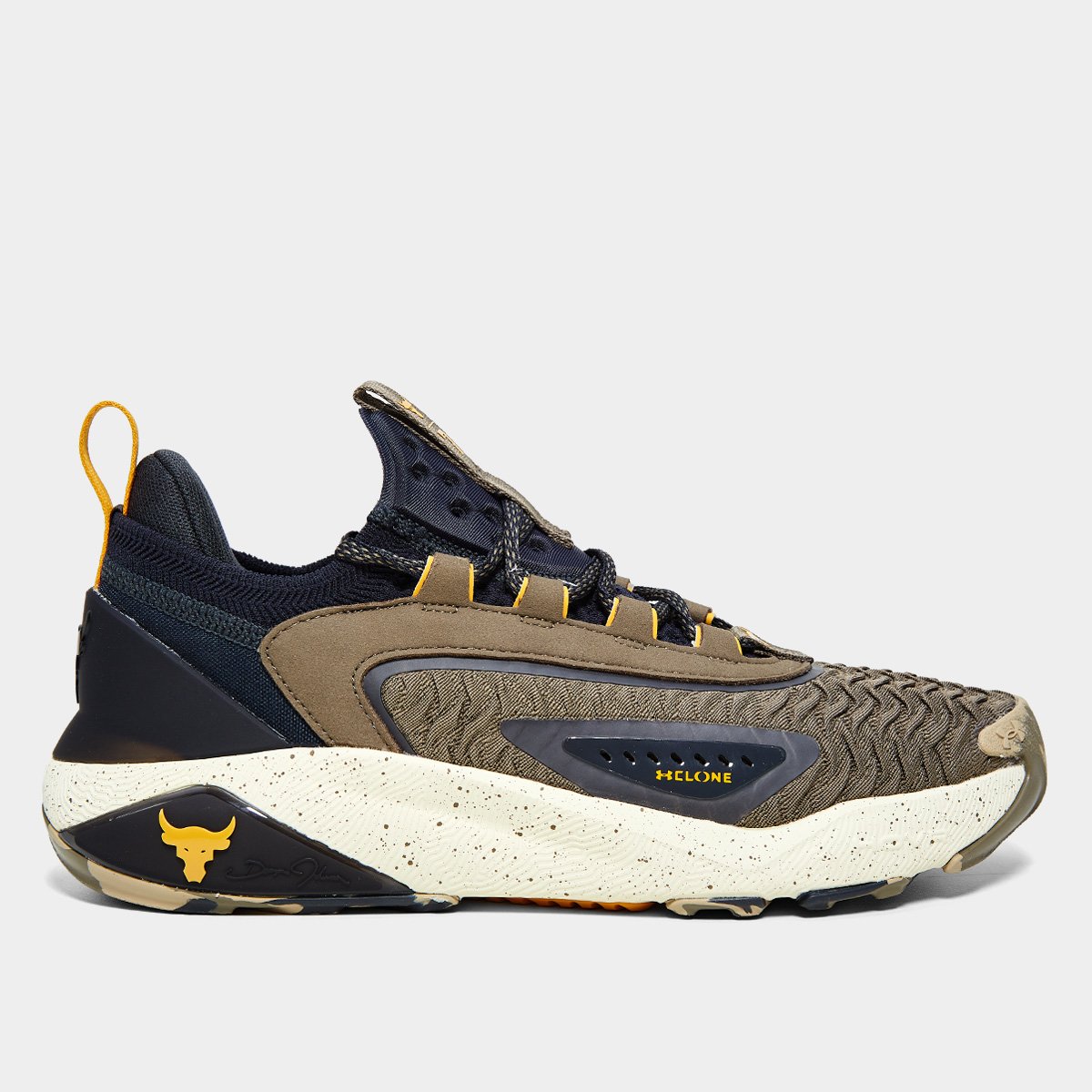 Tênis Under Armour Project Rock 7 Q Masculino - Marrom+Chumbo