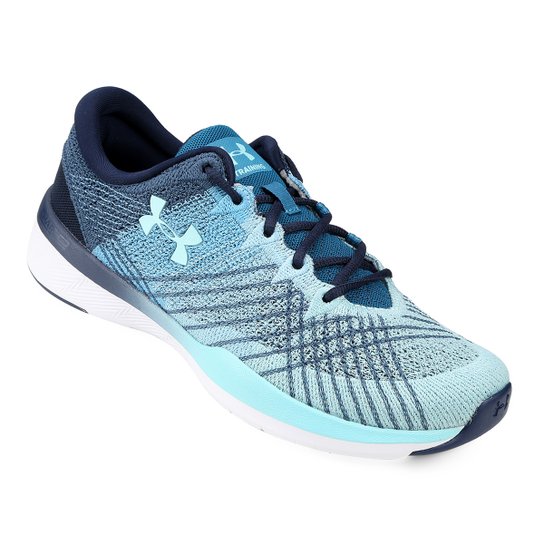 Tênis Under Armour Threadborne Push Feminino - Azul Claro+Marinho