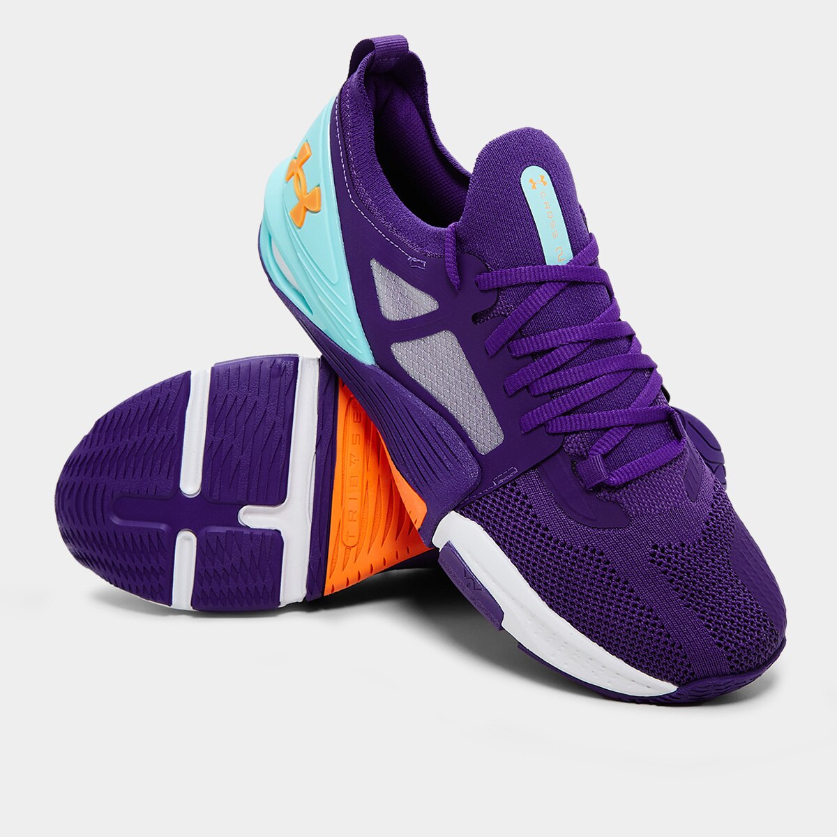 Tênis Under Armour Tribase Cross 2 Masculino - Roxo+Azul | Netshoes