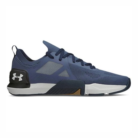 Tênis Under Armour Tribase Cross Unissex Marinho Academia training treinamento confortável leve - Azul+Branco Menor preço em Tênis Under Armour Tribase Cross Unissex Marinho Academia training treinamento confortável leve - Azul+Branco