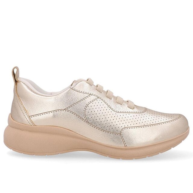 TENIS USAFLEX COURO CASUAL REF UD01002 FEMININO