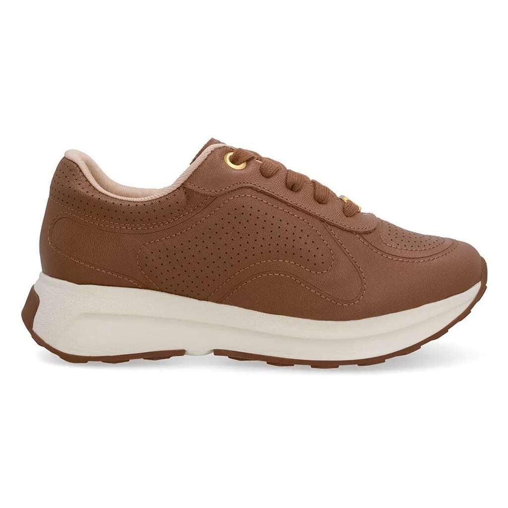 Tênis Usaflex Feminino Couro Casual AK1004