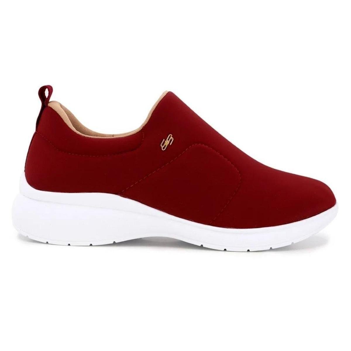 Netshoes Tenis Usaflex Feminino Vermelho Tênis Usaflex Feminino