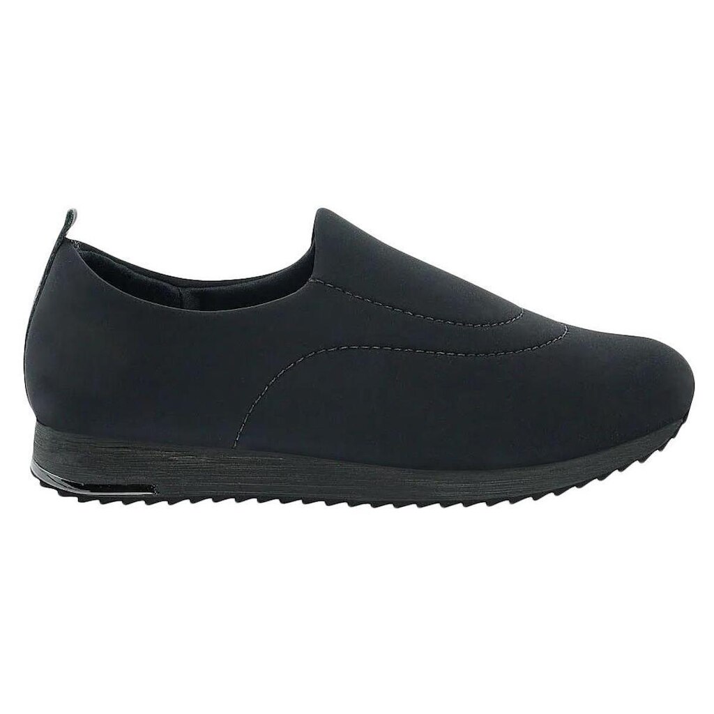 Tênis Usaflex Feminino Elastano Calce Fácil UD2100 Preto