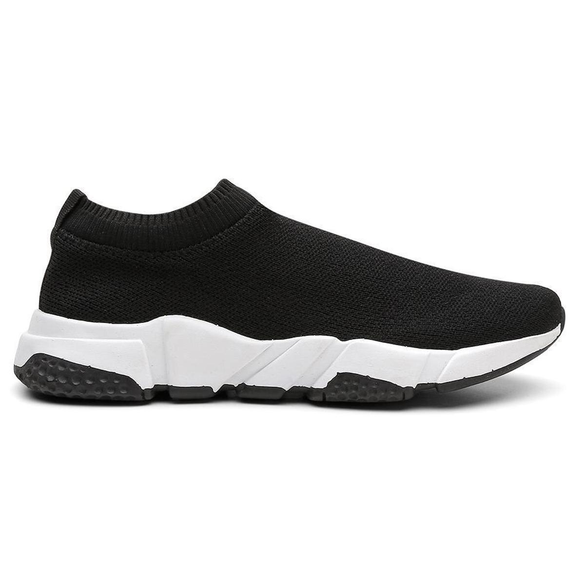 Tênis Valentina Kister Lisa Elástico Feminino - Preto | Netshoes