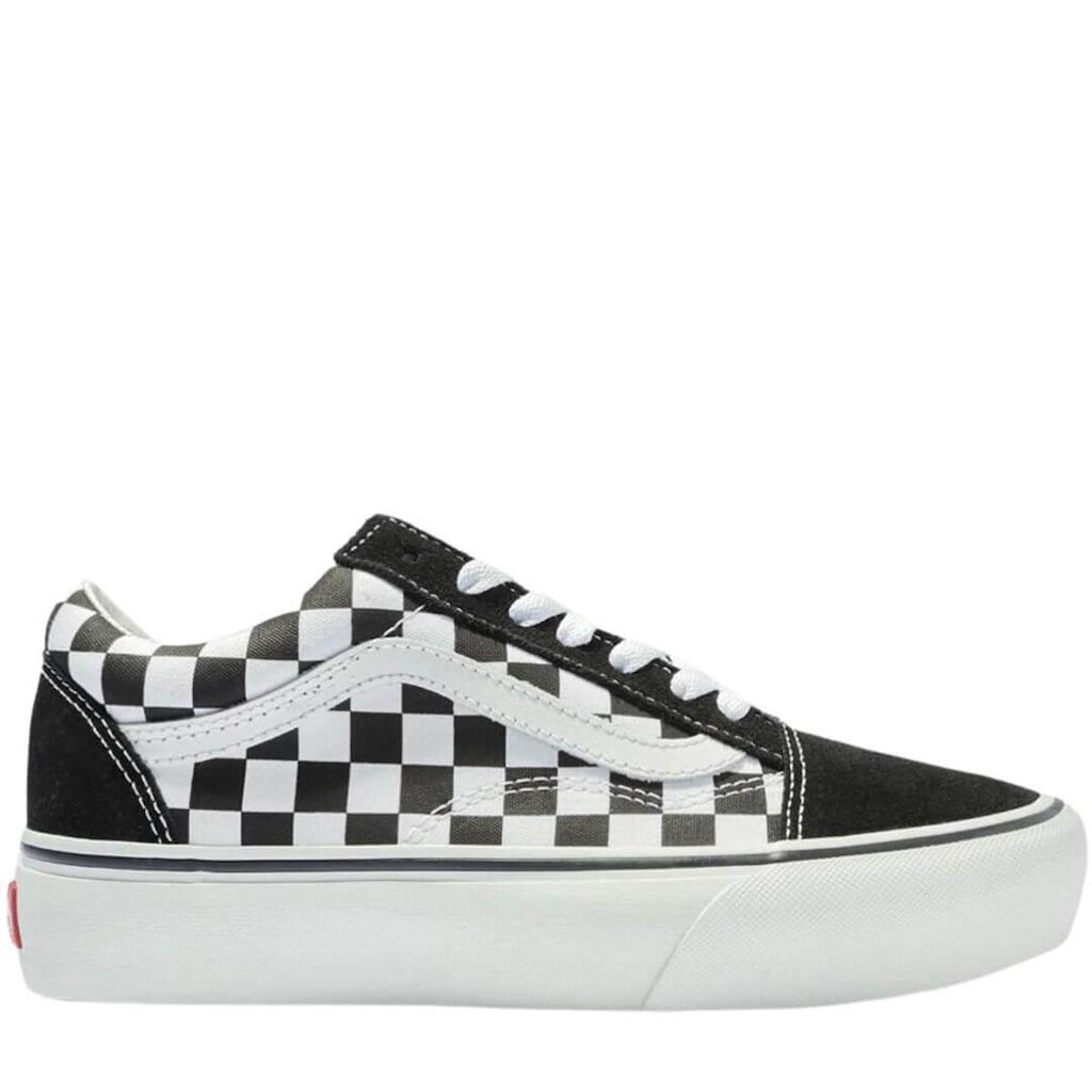 Tênis Vans Old Skool Plataforma - CHECKERBOARD BLACK/TRUE WHITE