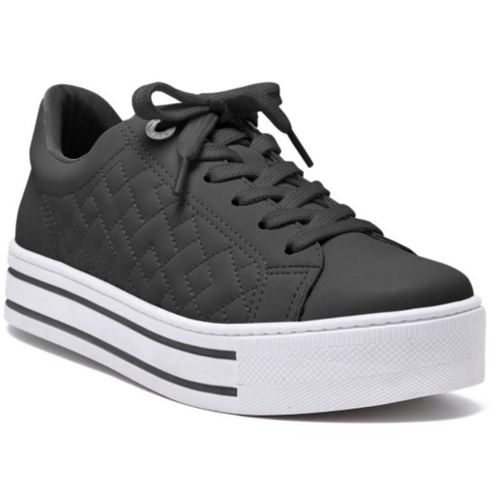Tenis Via Marte 23-8603 Feminino Preto Netshoes