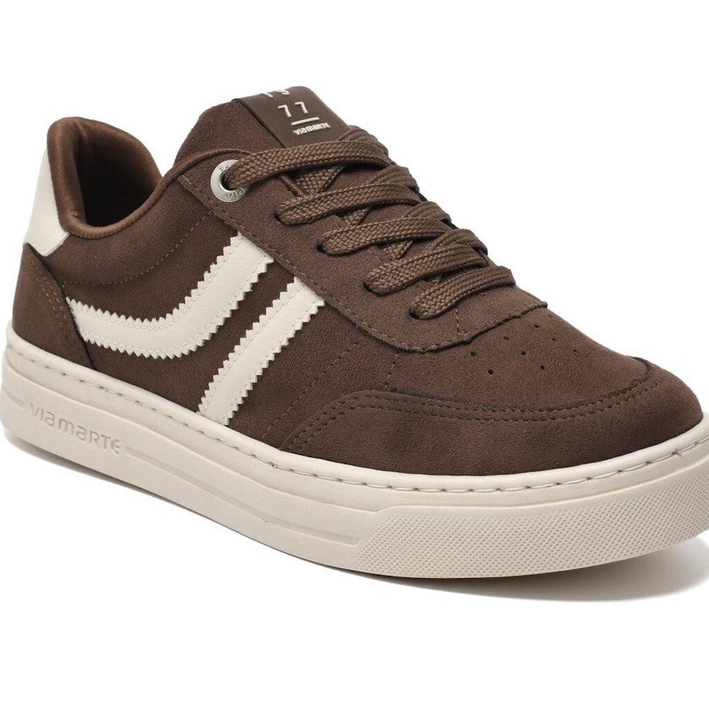 Tênis Via Marte Feminino Nobuck 281-011 Camurça