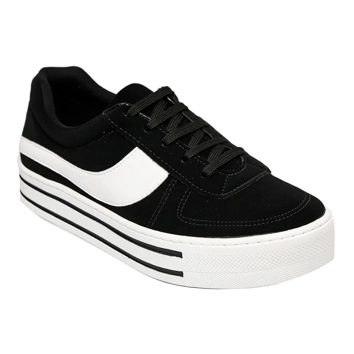 tenis via marte flatform preto