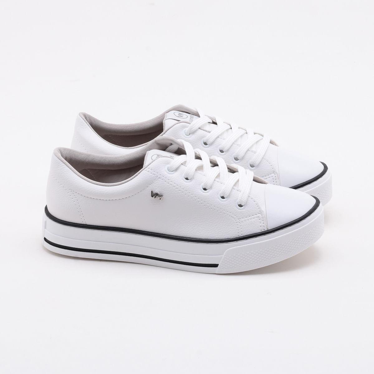 Tênis via marte flatform preto e branco Clearance