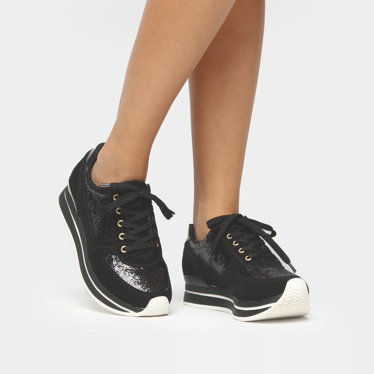 tenis via marte com brilho