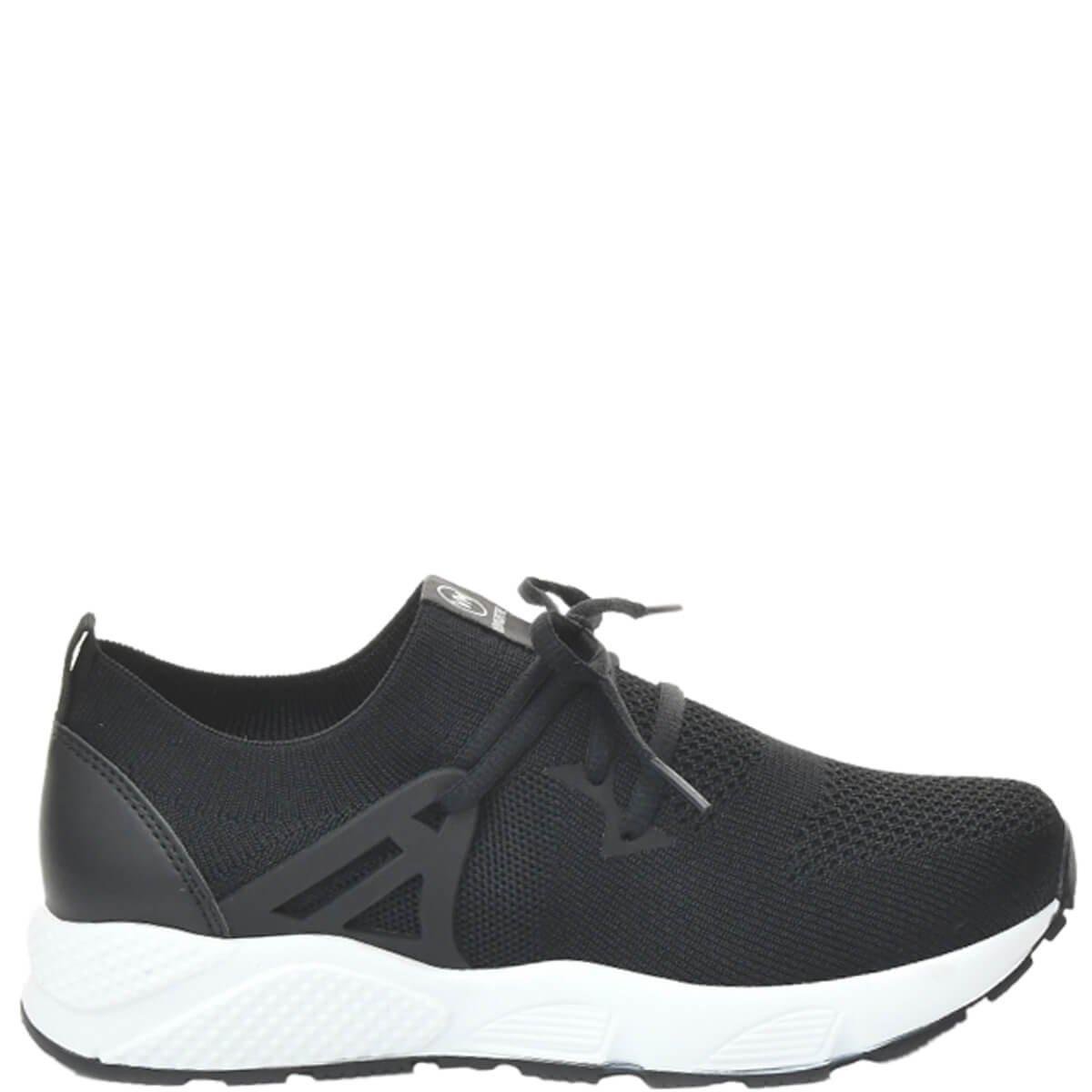 Tênis Via Marte Knit Feminino - Preto | Netshoes
