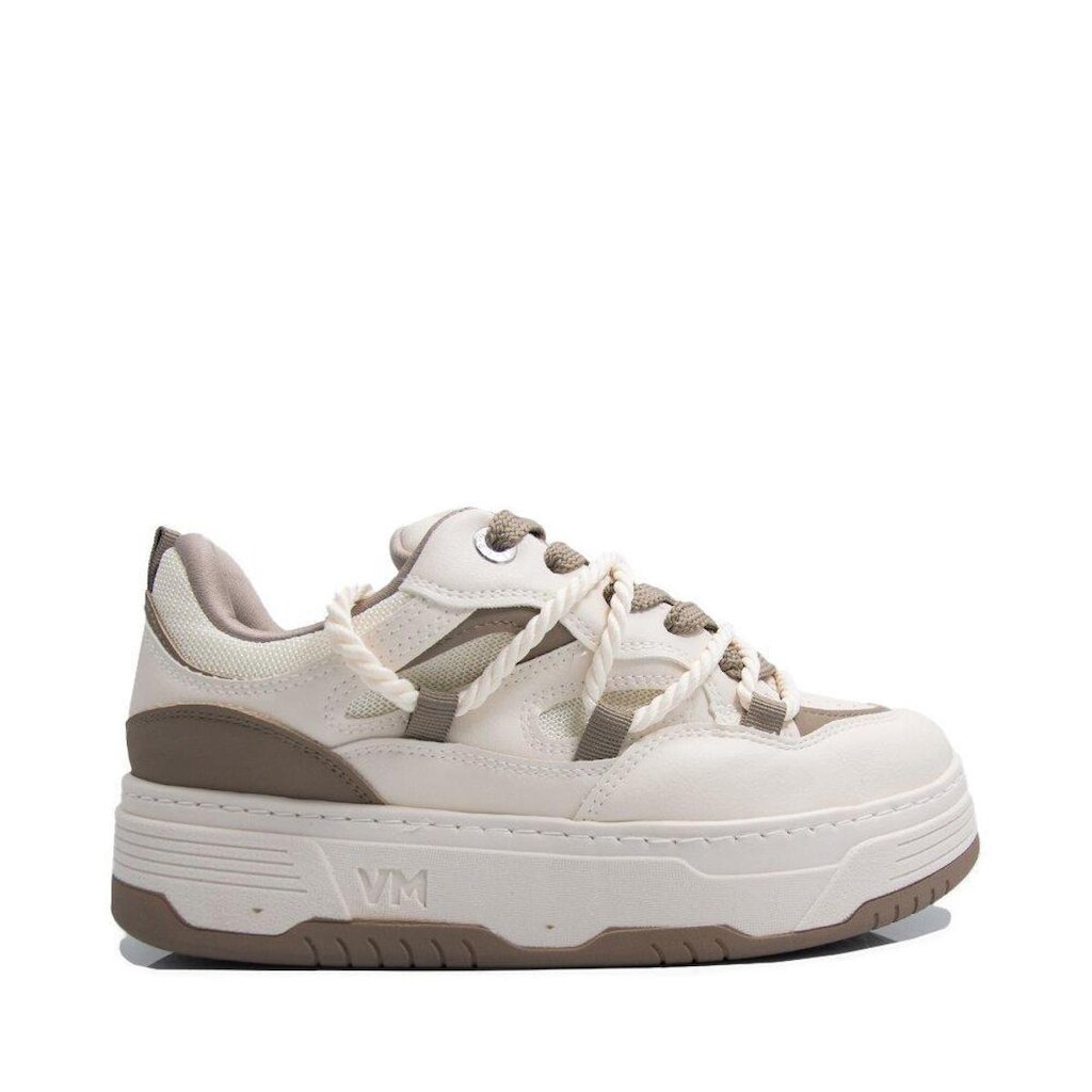 Tenis Via Marte Marrom Solado Alto