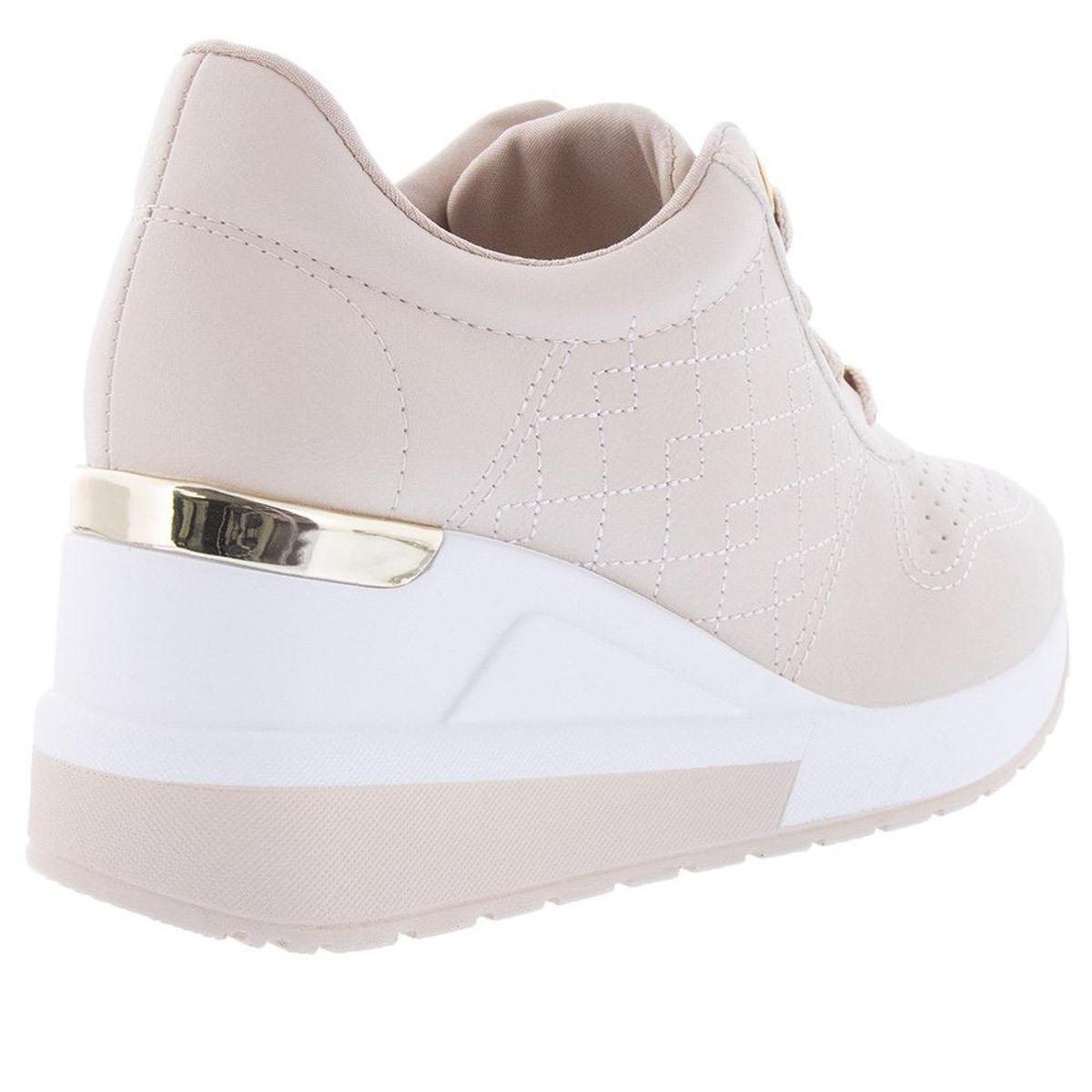 Tênis Via Marte Plataforma com Pespontos Feminino - Rosa | Netshoes