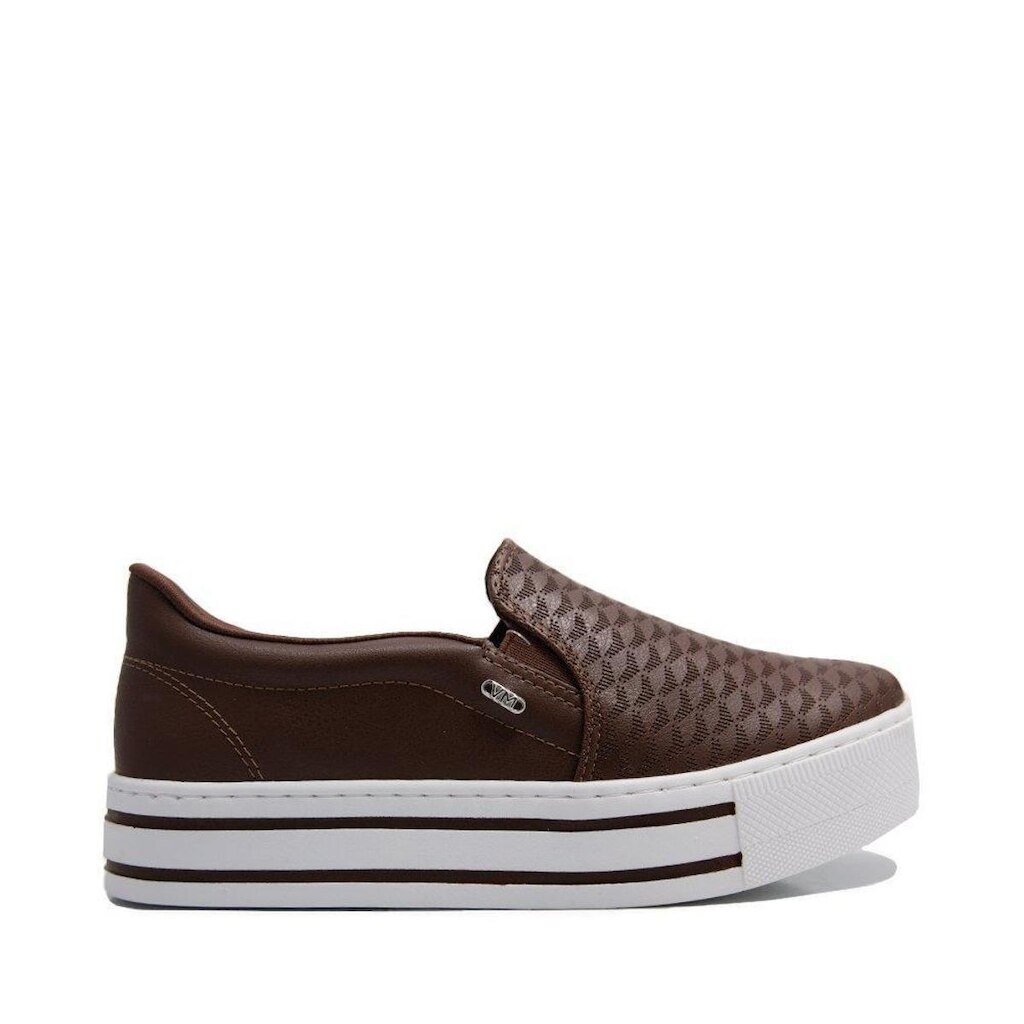 Tenis Via Marte Slip On Solado Branco