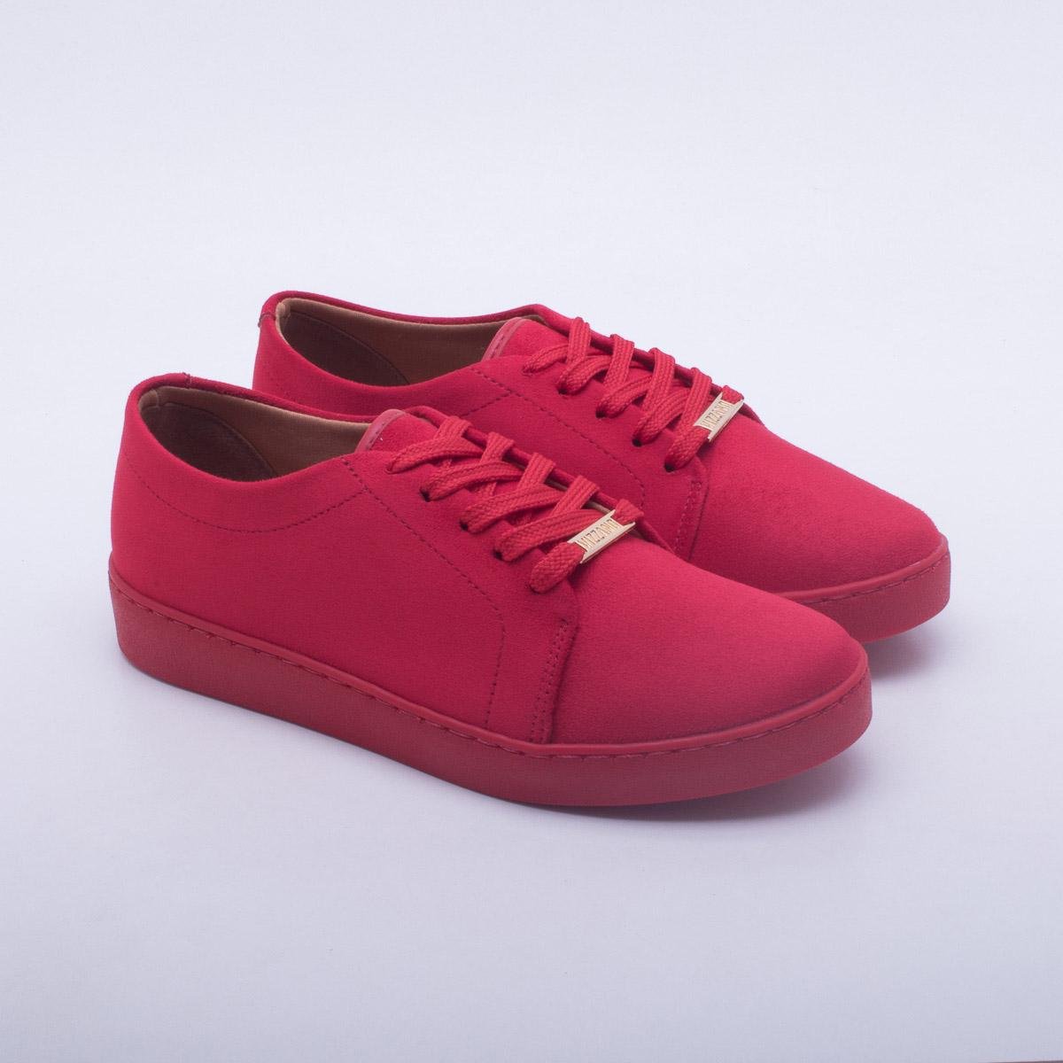 Clearance tenis vermelho veludo vizzano 2025