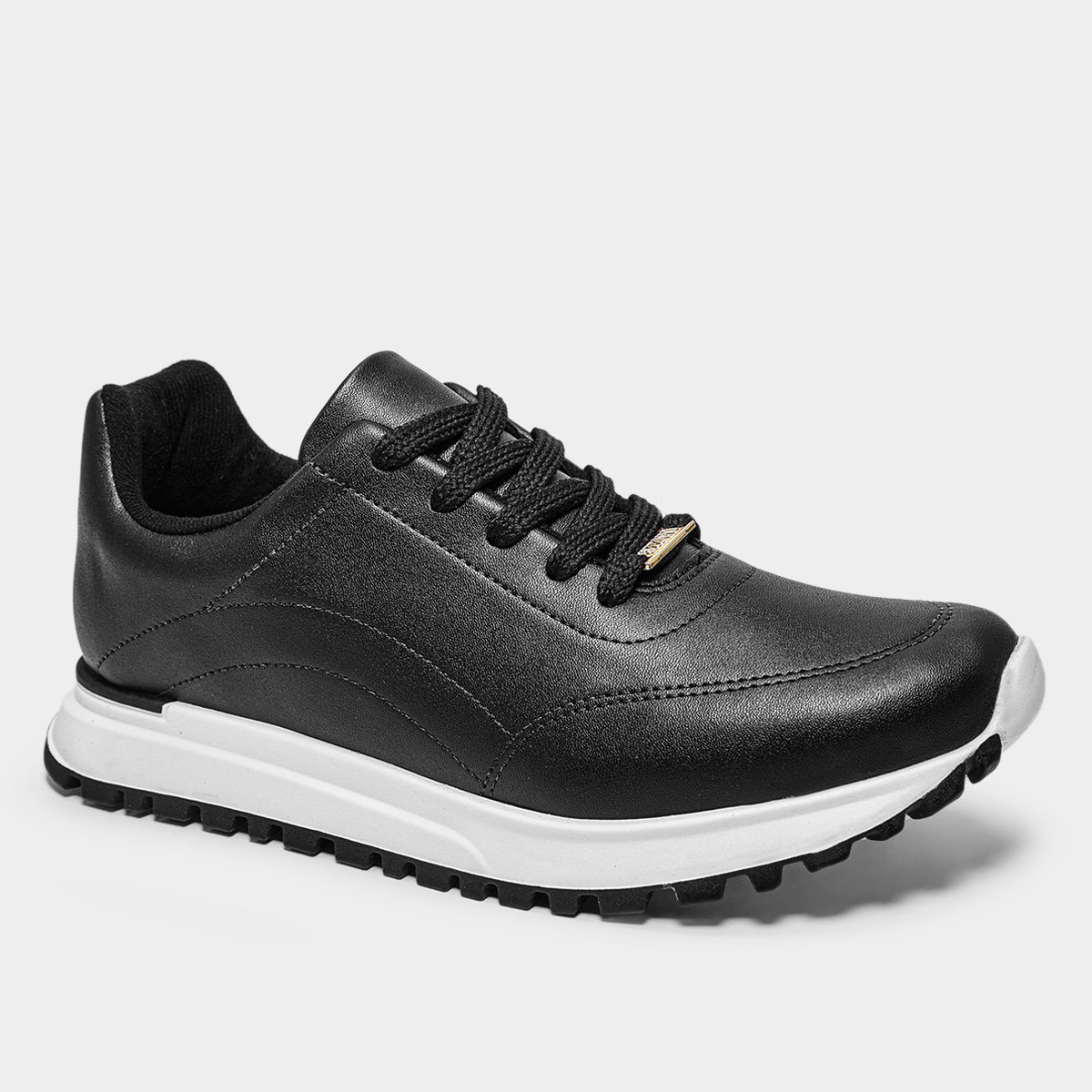 Tênis Vizzano Casual Tratorado Feminino Preto Netshoes