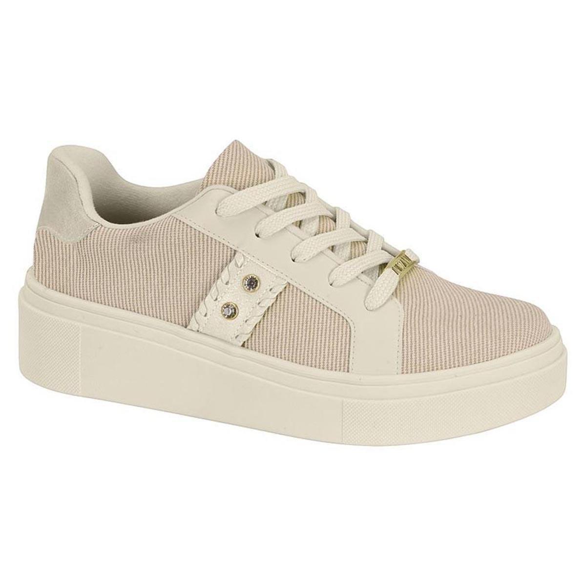 Tênis Vizzano Feminino Branco Off - Dourado - Branco | Netshoes