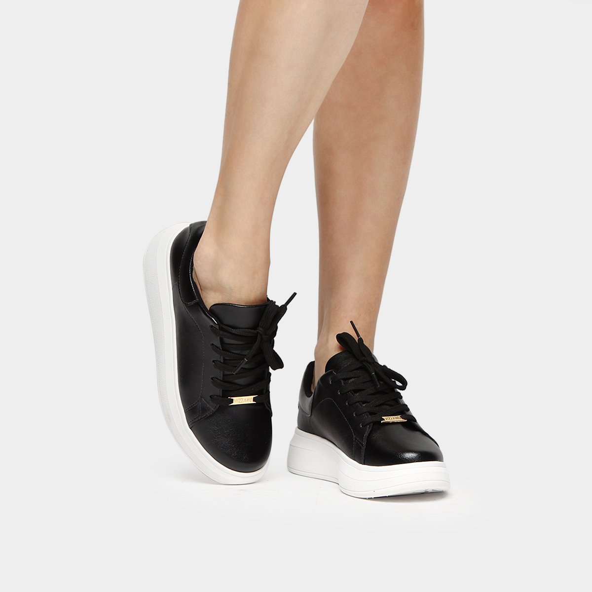tenis vizzano flatform preto