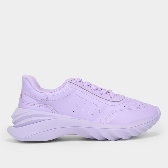 Tênis Vizzano Monocromático Feminino - Lilás Menor preço em Tênis Vizzano Monocromático Feminino - Lilás