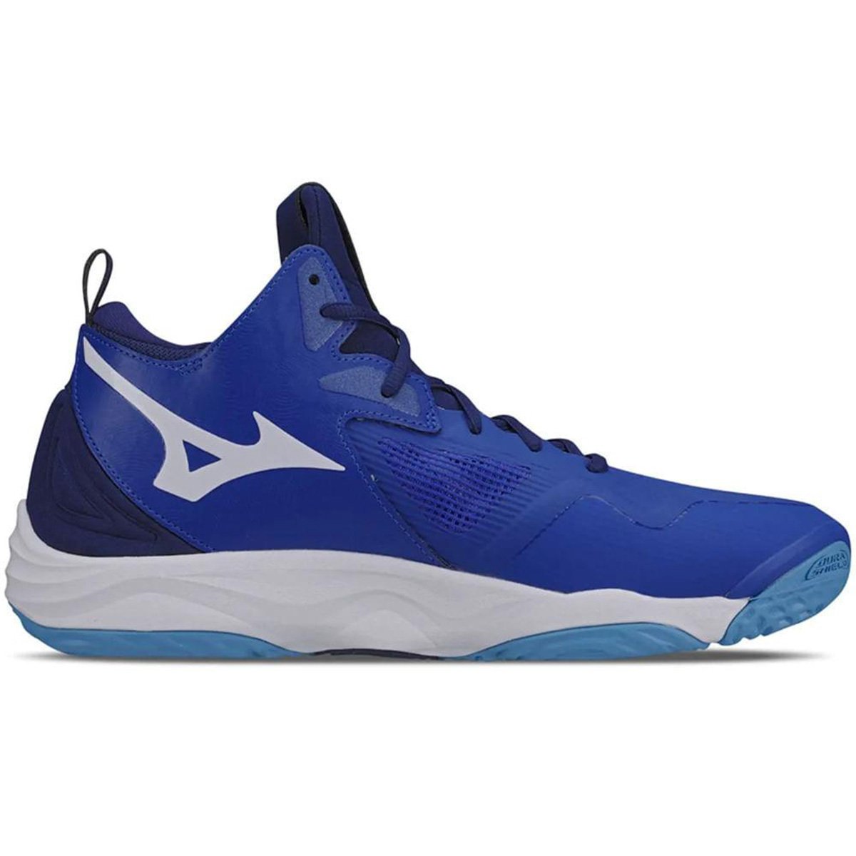 シューズ Mizuno Women's Wave Momentum 3 MID Tênis Wave Momentum 3 Mid Feminino - Branco+Azul | Netshoes
