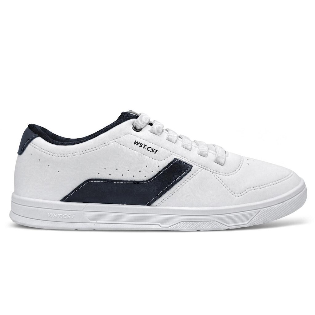 Tênis West Coast 143 Nevada White Black Unissex | Branco Preto
