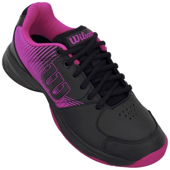Tênis Wilson Ace Plus - Preto+Roxo Menor preço em Tênis Wilson Ace Plus - Preto+Roxo