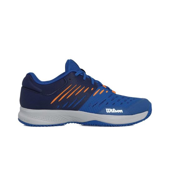 Tênis Wilson Kaos Comp 3.0 Masculino - Azul+Laranja Menor preço em Tênis Wilson Kaos Comp 3.0 Masculino - Azul+Laranja