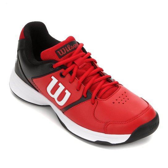 Tênis Wilson Open Masculino - Vermelho+Preto é ruim? Tênis Wilson Open Masculino - Vermelho+Preto é boa?