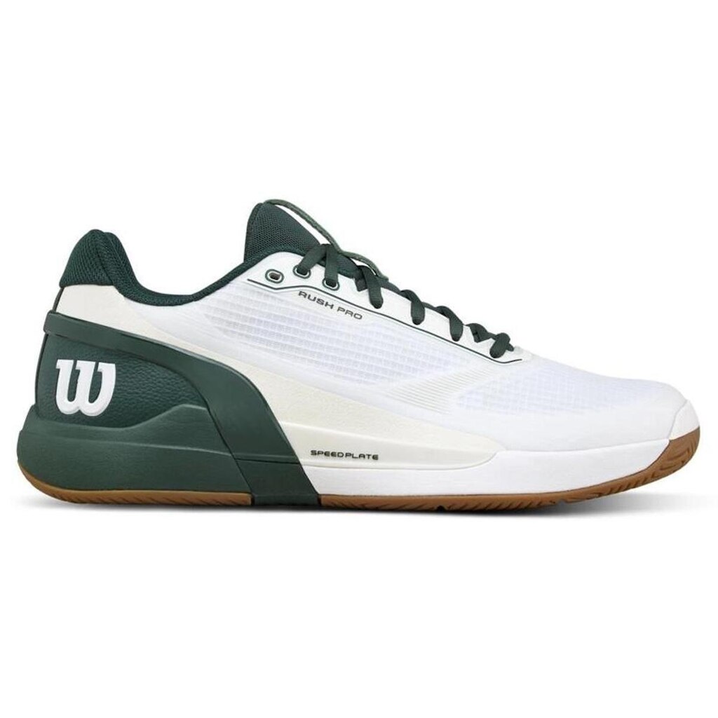 Tênis Wilson Rush Pro 5 Branco e Verde Masculino