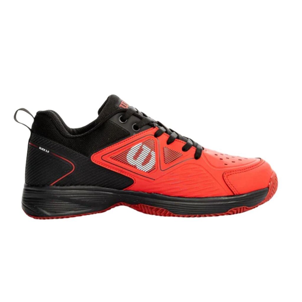 Tênis Wilson Slice 3.0 Clay Court Preto e Vermelho 44
