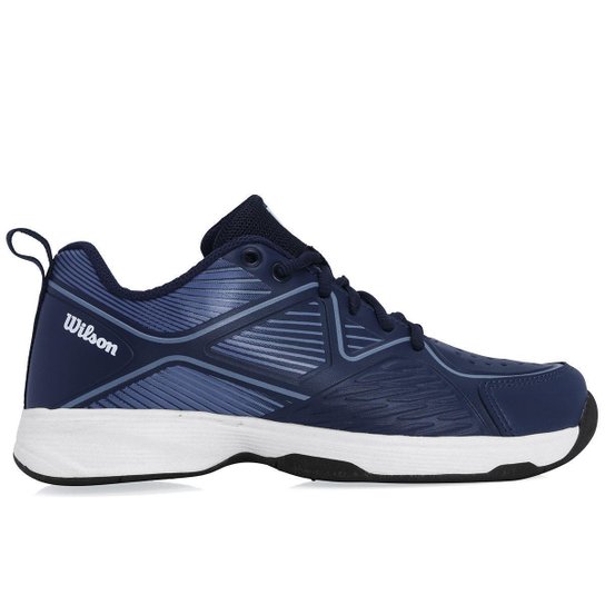 Tênis Wilson Smash Marinho e Branco - Azul Menor preço em Tênis Wilson Smash Marinho e Branco - Azul