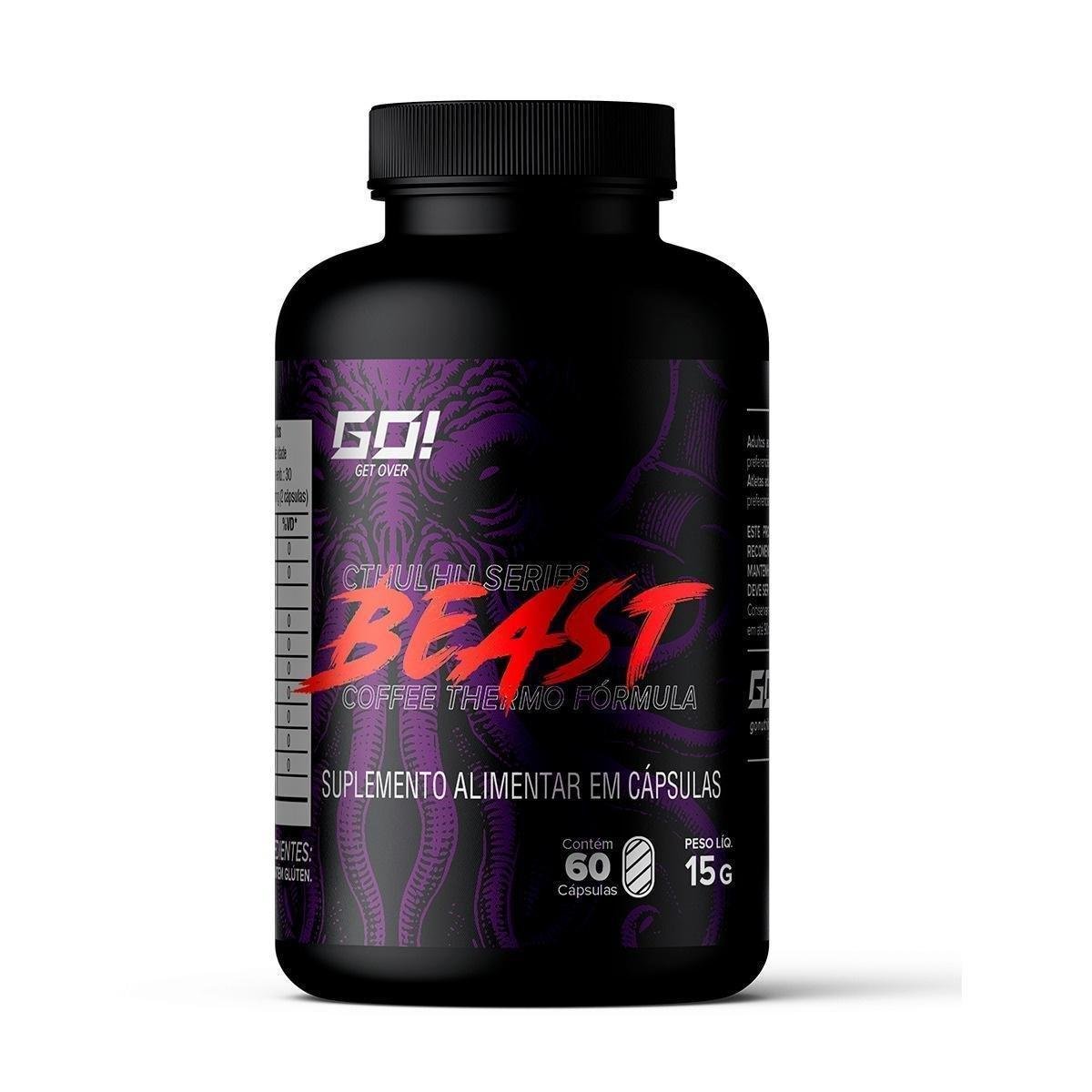 Termogênico Beast Coffee 60 Cápsulas – GO NUTRITION