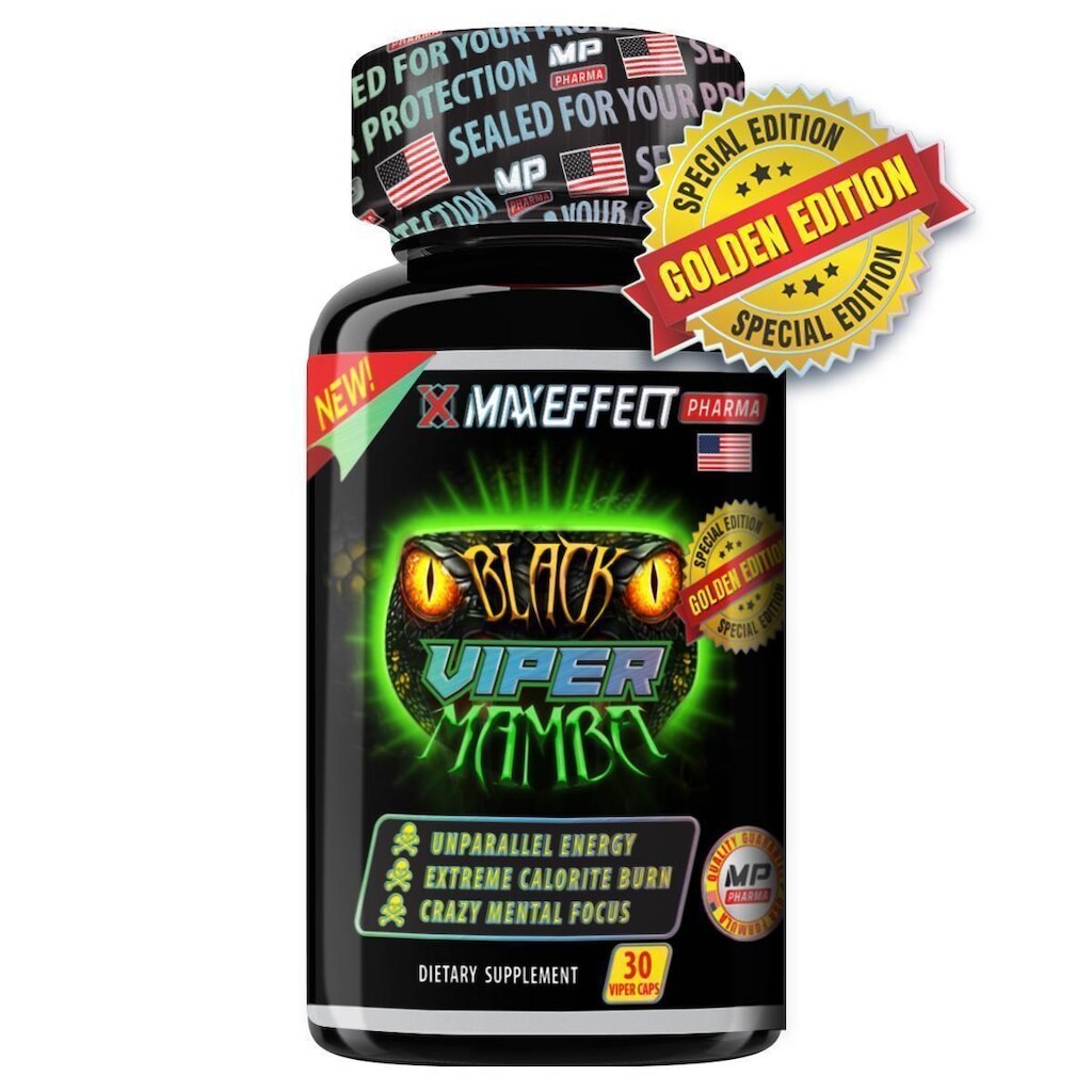 Termogênico Black Viper Mamba MaxEffect Pharma 30 Caps