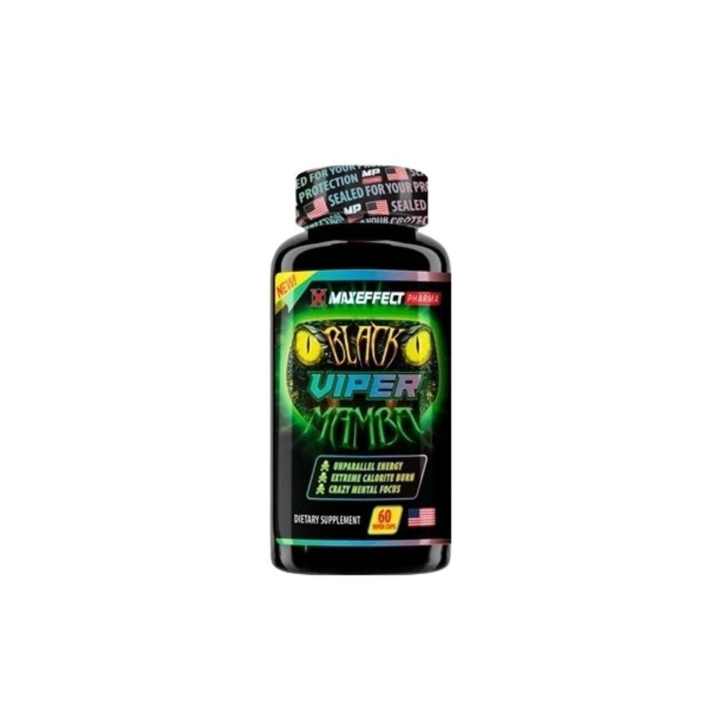 Termogênico Black Viper Mamba MaxEffect Pharma – 60 Cápsulas