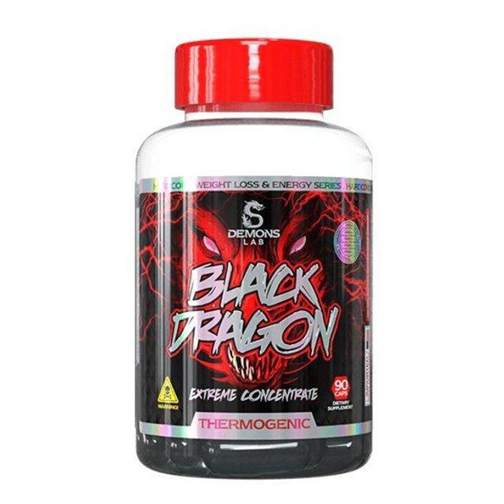 TERMOGÊNICO EMAGRECEDOR BLACK DRAGON 90 CAPS – DEMONS LAB – (SUPLEMENTOS E VITAMINAS)