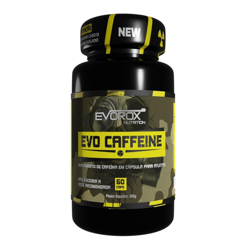 Termogênico Evo Cafeína 60Caps - Evorox Nutrition