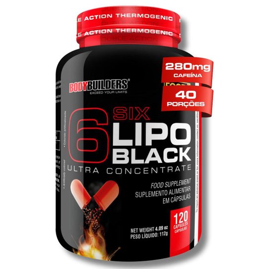 Termogênico Lipo 6 Black Ultra Contrentrado 120 Cáps Bodybuilders Menor preço em Termogênico Lipo 6 Black Ultra Contrentrado 120 Cáps Bodybuilders