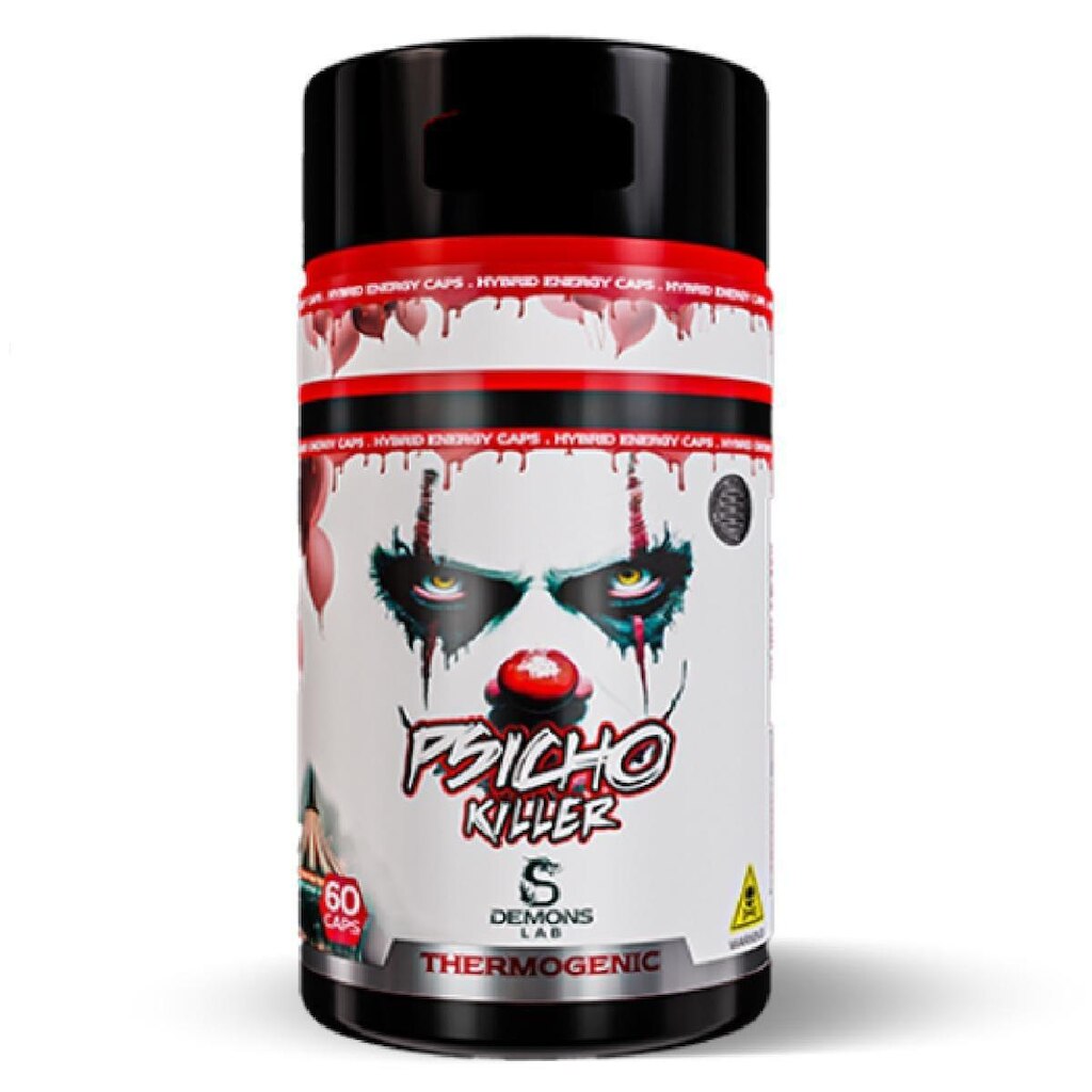Termogênico Psicho Killer 60 Cápsulas Demons Lab