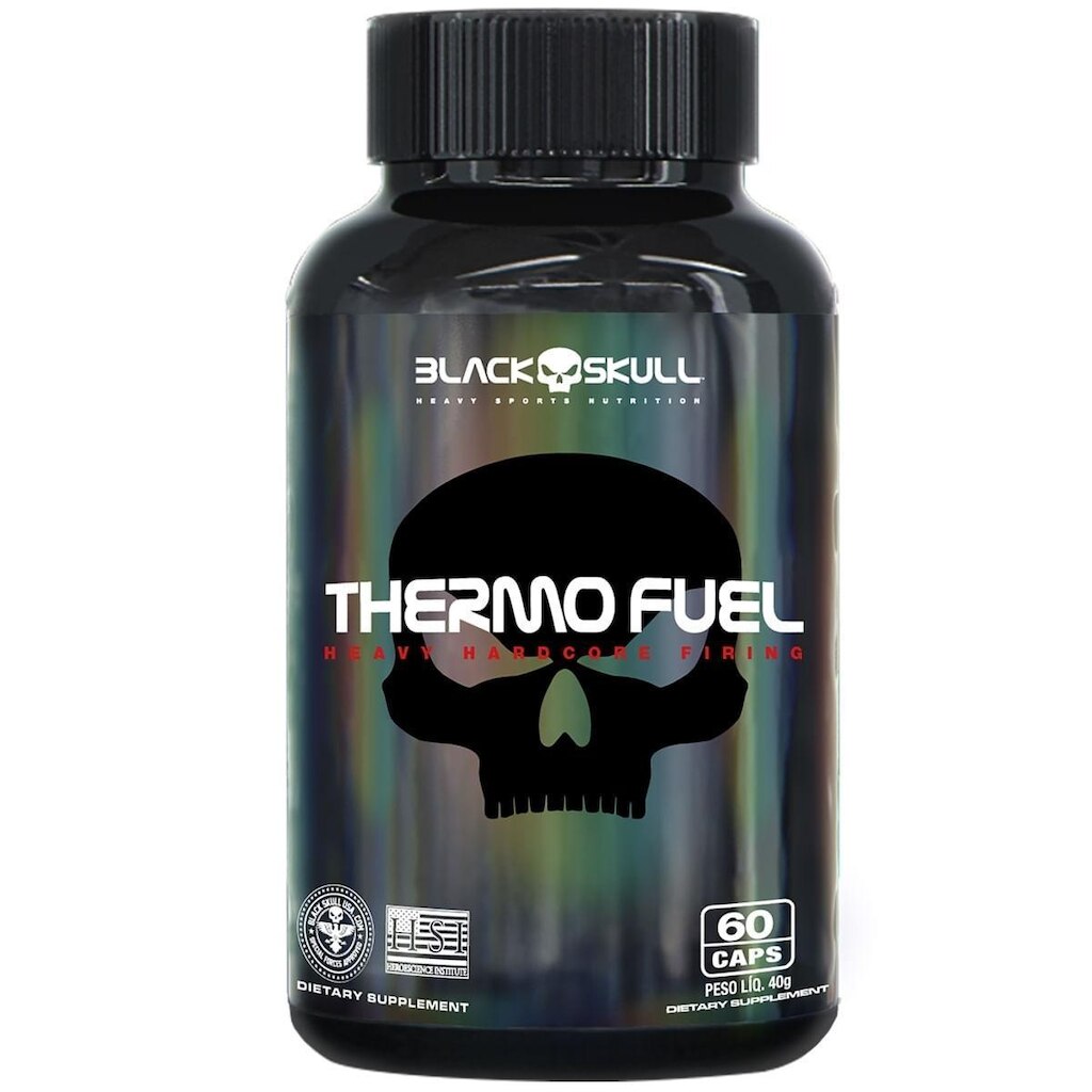 TERMOGÊNICO THERMO FUEL - 60 CAPSULAS - BLACK SKULL