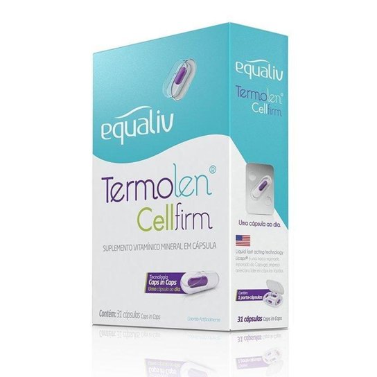 Termolen CellFirm - 31 Cápsula - Equaliv Menor preço em Termolen CellFirm - 31 Cápsula - Equaliv